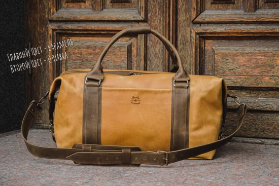 Спортивная мужская кожаная сумка DS Спортивная мужская кожаная сумка DS