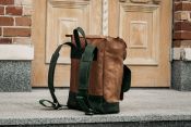 Кожаный мужской рюкзак для ноутбука Кожаный мужской рюкзак для ноутбука