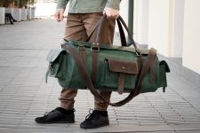 Большая круглая дорожная сумка