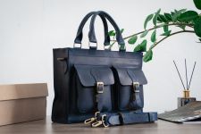 Кожаная мужская сумка ручной работы Every Day