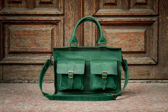 Мужская сумка для документов из кожи Crazy Horse Мужская сумка для документов из кожи Crazy Horse