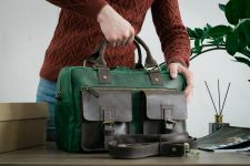 Шкіряний чоловічий саквояж Баффетт  Шкіряний чоловічий саквояж Баффетт