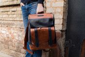 Кожаный мужской рюкзак Кожаный мужской рюкзак