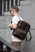 Urban leather backpack Salvador