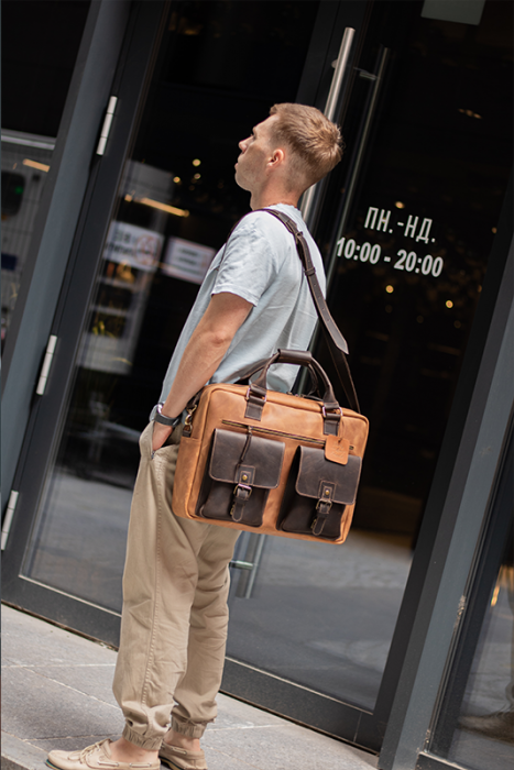 Buffett Men's Laptop and Document Bag Buffett Men's Laptop and Document Bag