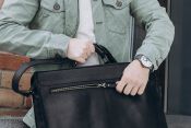 Business briefcase Bronx made of genuine leather for men Business briefcase Bronx made of genuine leather for men
