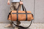 Large travel bag Bison leather Large travel bag Bison leather