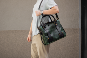 Men's leather bag StyleMen for laptop and documents